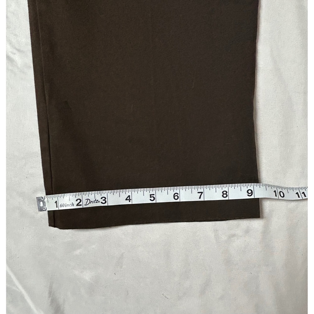 NWT Lee Modern Series Maxwell Curvy Fit Trouser Pants Brown Coffee Size 6 Long - Picture 15 of 16